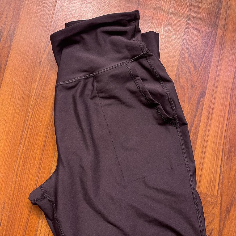 Old Navy Black High-Waisted 7/8 PowerSoft joggers